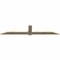 Ekena Millwork Eugene Rough Sawn Timber Gable Bracket, Douglas Fir, 108"W x 22"H x 2"D x 6"F, 5/12 Pitch GBW108X22X0206EUG00RDF - alternate 5